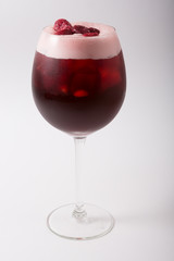 Alcohol cocktail drink on a white background