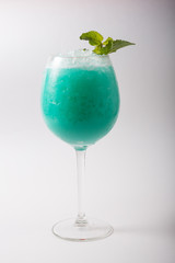 Alcohol cocktail drink on a white background