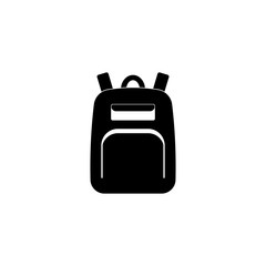 Backpack, school bag icon