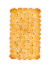  biscuits isolated on white background
