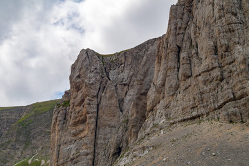 Rocce intorno al lago di Pilato