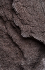 Abstract natural rough dark stone texture background for exterior design. pattern can used skin wall tile luxurious or grand. Dark black rustic stone