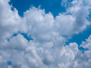 blue sky with cloud in sunny day
