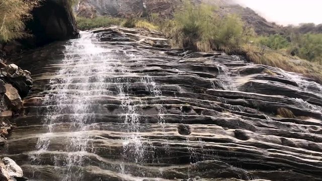 one of waterfall during trekking to annapurna base campe