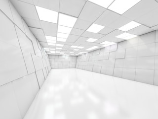 Fototapeta premium Abstract modern architecture background. 3D rendering