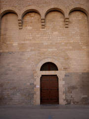Fototapeta na wymiar The door of a church, France