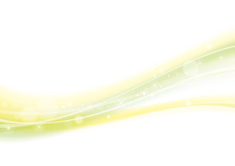アブストラクト　光　波　曲線　背景　黄