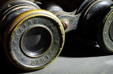 A pair of antique Lemaire Fabt binoculars.