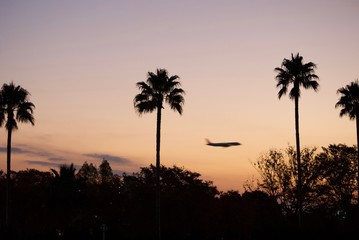 グラデーションの夜景