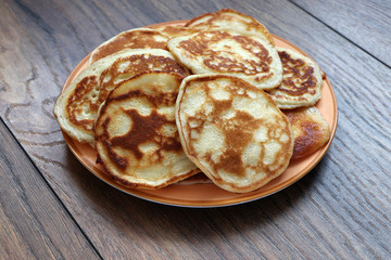 pancakes on plate