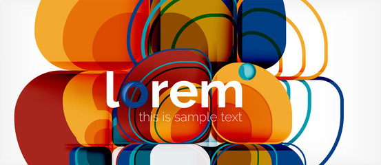 Geometric modern abstract background