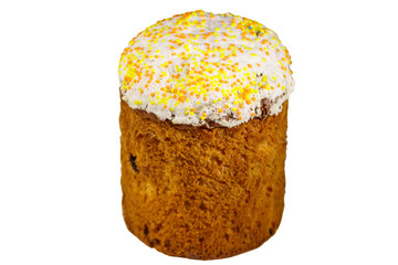 Easter cake isolated on white background