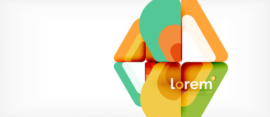 Geometric abstract background