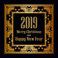 Art Deco Vintage Frame