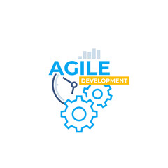 Agile software development, vector icon