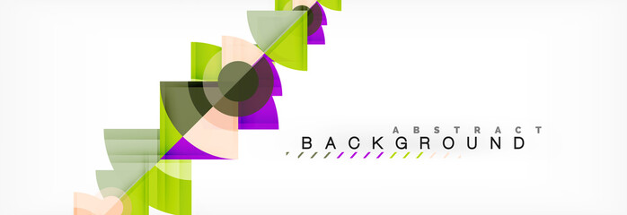 Modern geometric abstract background