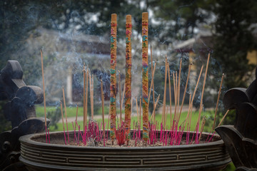 Buddhist Incense Burning