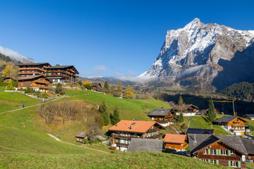 Grindelwald village in Switzerland