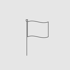 Flag icon vector