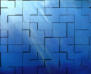 Artistic Underwater light rays background           