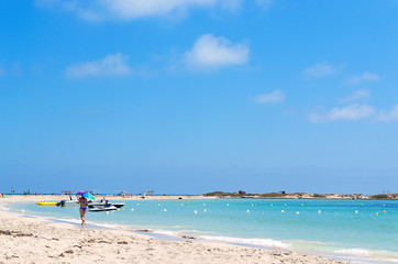 Seashore. Sea coast. Sandy beach