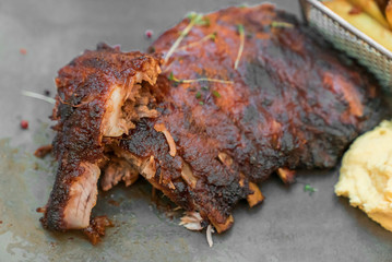 Smoke Pork Rib BBQ