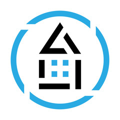 Haus, Immobilie - Logo