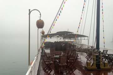 boat deck of a ship