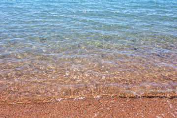 Beautiful landscape, Issyk-Kul lake, Bosteri, Kyrgyzstan