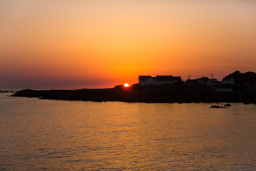 Obraz premium Sunset in Britanny