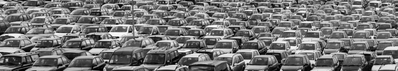 cars at a parking lot