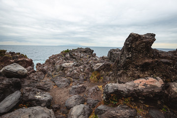 landscape in jogasaki coast japan
