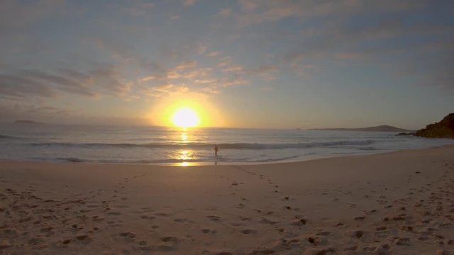Sunrise at Zenith Beach, Port Stephens, Australia