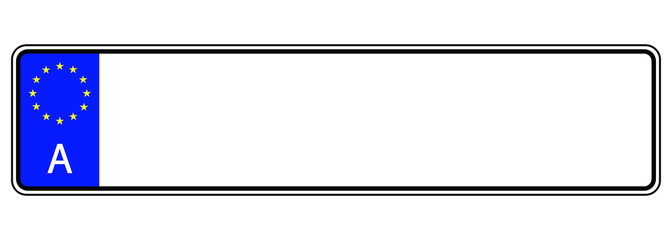 Nummernschild &Ouml;sterreich