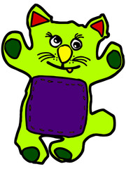Cartoon cat character
