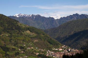 Naklejka premium Passo Maniva, Lombardia