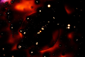 galaxy in space. painted background