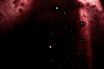 galaxy in space. painted background