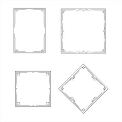 set frame, decorative ornamental frame
