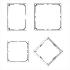 set frame, decorative ornamental frame