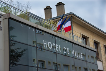 Obraz premium Mairie de Meudon, Hauts-de-Seine, France