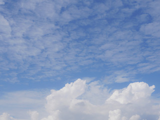 sky scape for good day concept