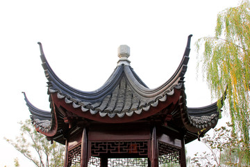 Fototapeta premium Chinese architectural style pavilion
