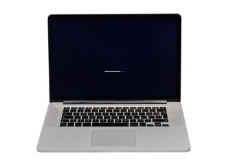 laptop isolated on white background