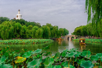 Beihai Park Beijing. China.