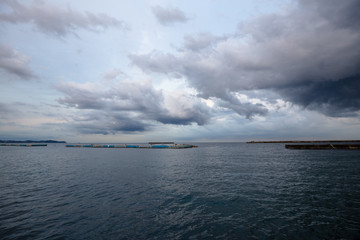 Naklejka premium landscape in atami shizuoka japan