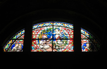 Stained glass window
