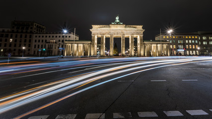 Fototapeta na wymiar Brandenburg Gate in Berlin Germany