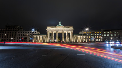 Naklejka premium Brandenburg Gate in Berlin Germany
