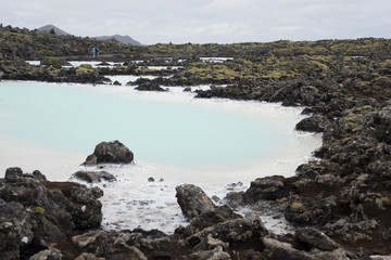 Fototapeta na wymiar Blaue Lagune 